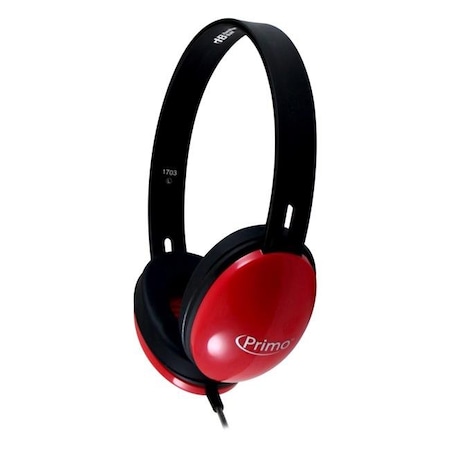 Hamiltonbuhl Hamilton Electronics PRM100R Primo Stereo Headphones - Red PRM100R
